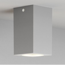 Φωτιστικό Σποτ Οροφής Τετράγωνο με ντουί GU10 Polycarbonate Γκρι IP44